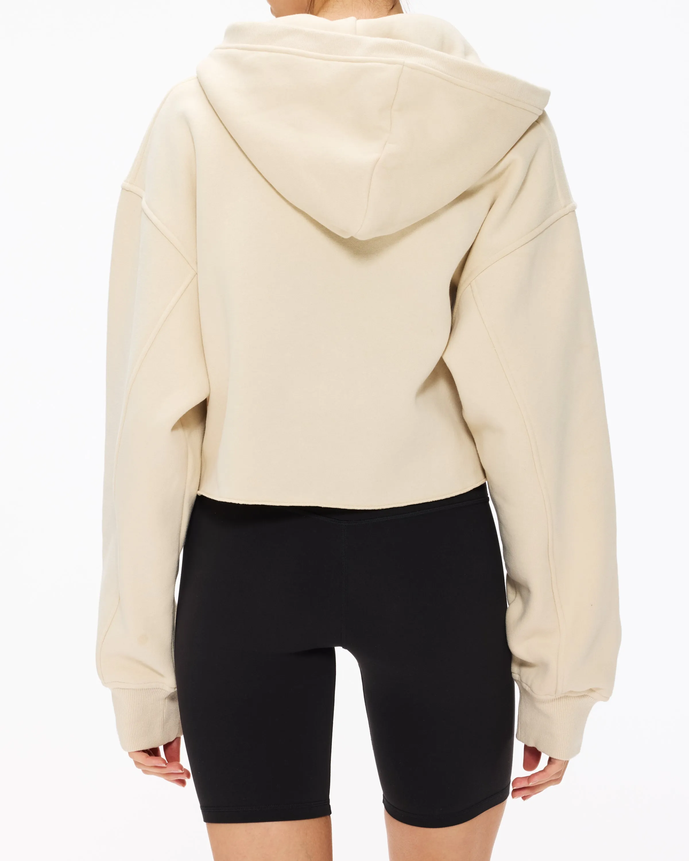 All Fenix Rachel 1/2 Zip Crop Hoodie