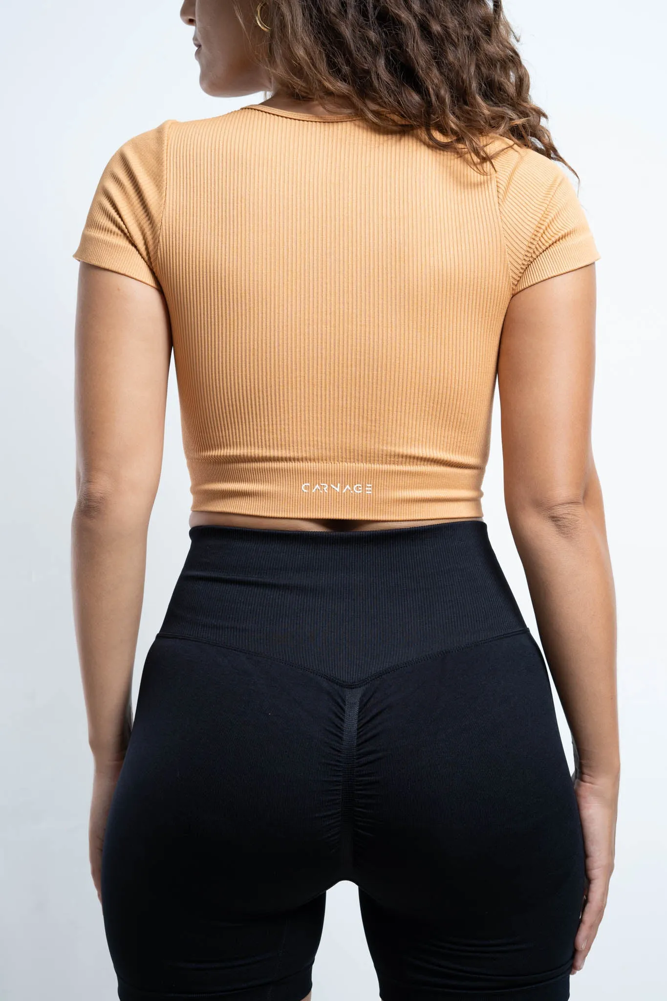 Athleisure V Neck Crop