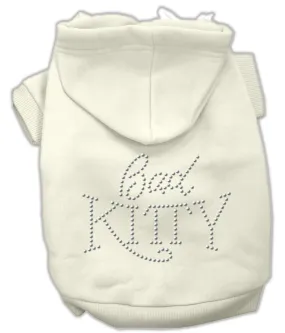 Bad Kitty Rhinestud Hoodie Cream XS (8)