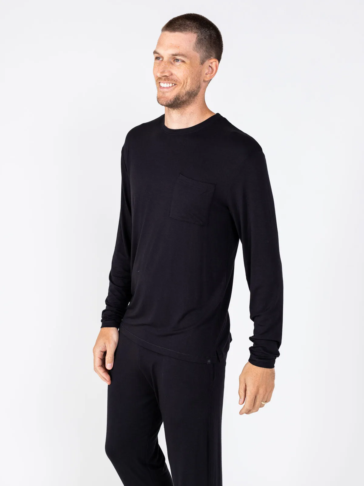 Bamboo Silk Long Sleeve Sleep Shirt