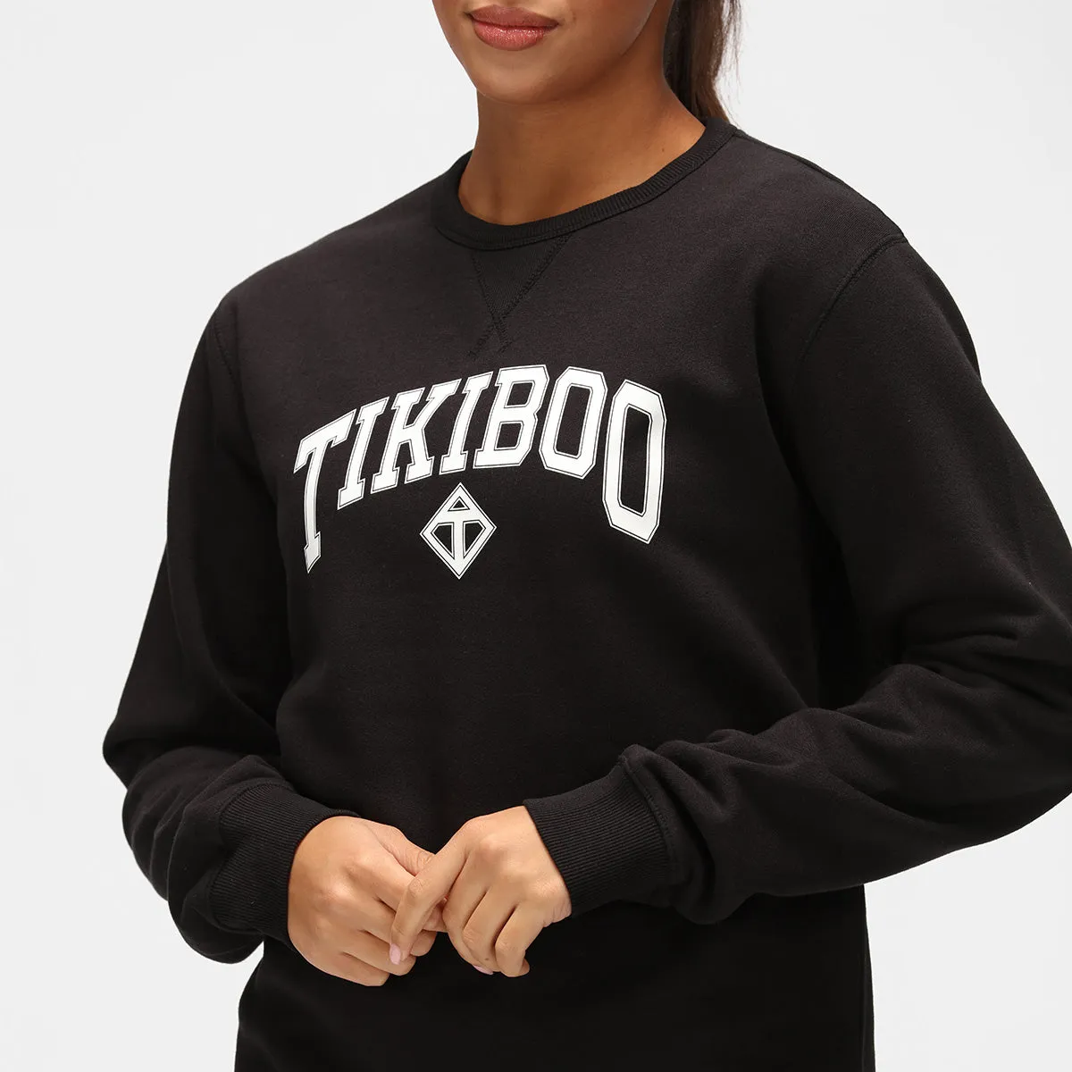 Black Athleisure Sweatshirt