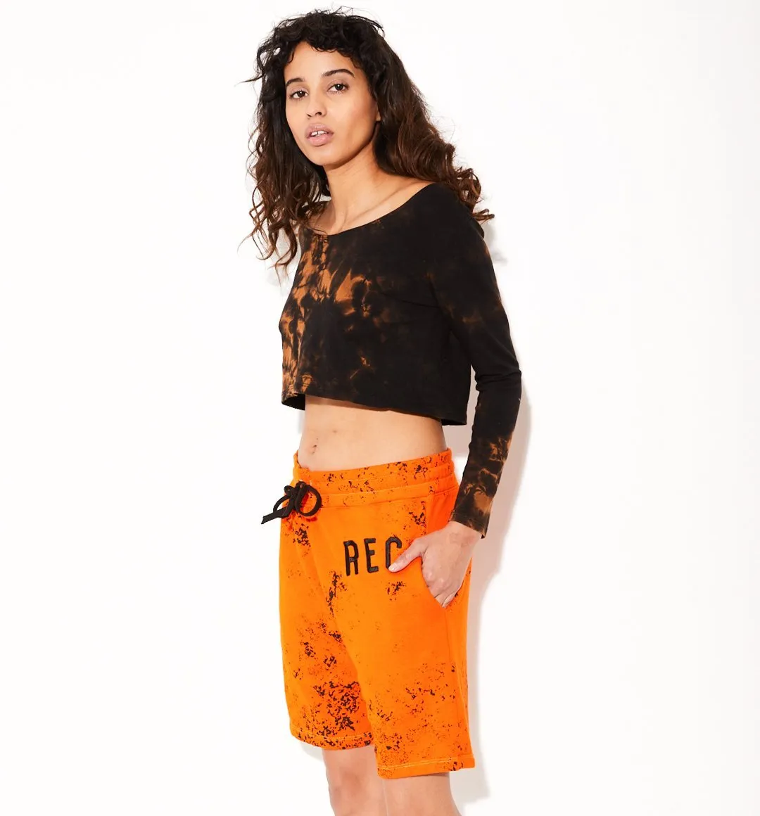 Bleach Hemp Crop Top