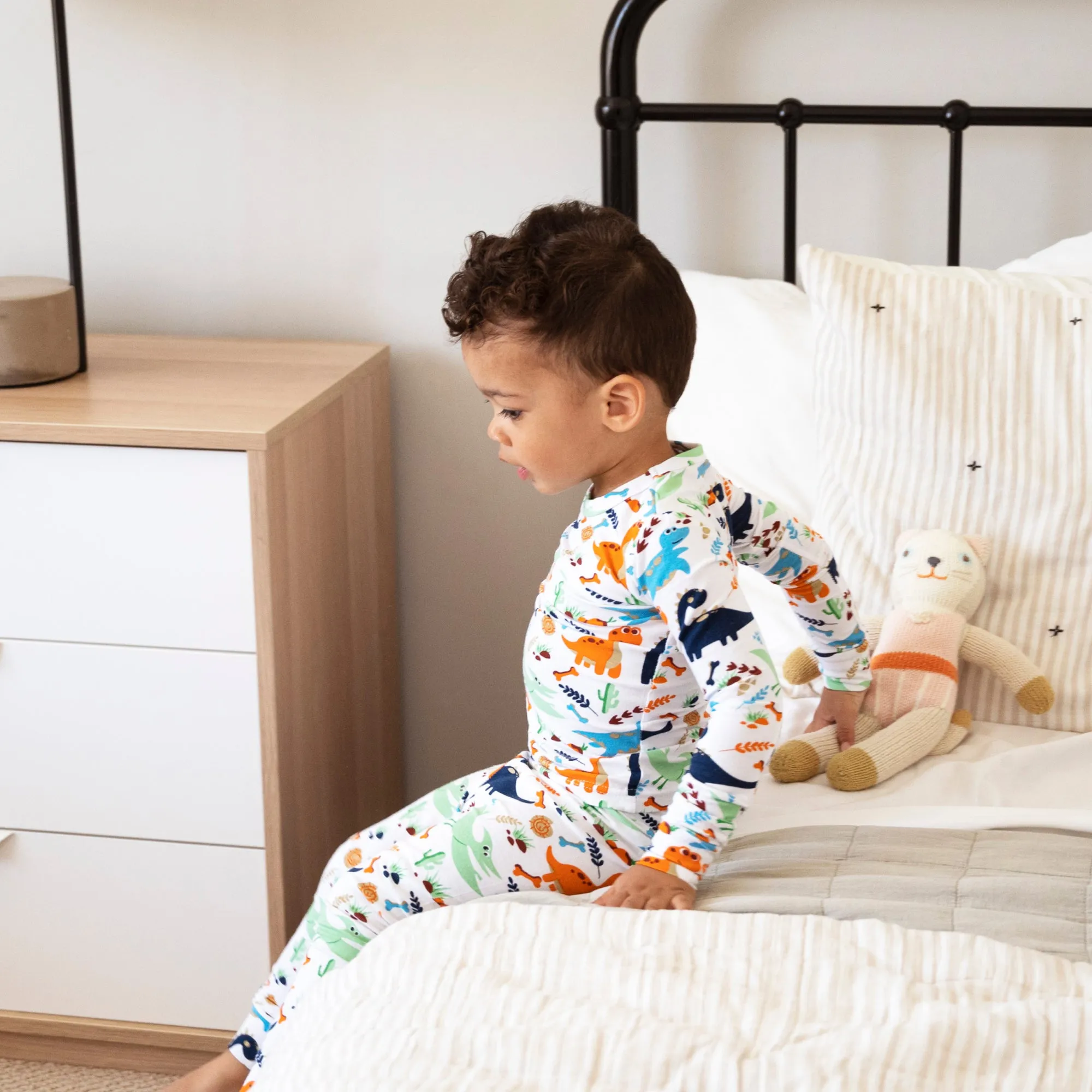 Boy Dino Two-Piece Pajama Set