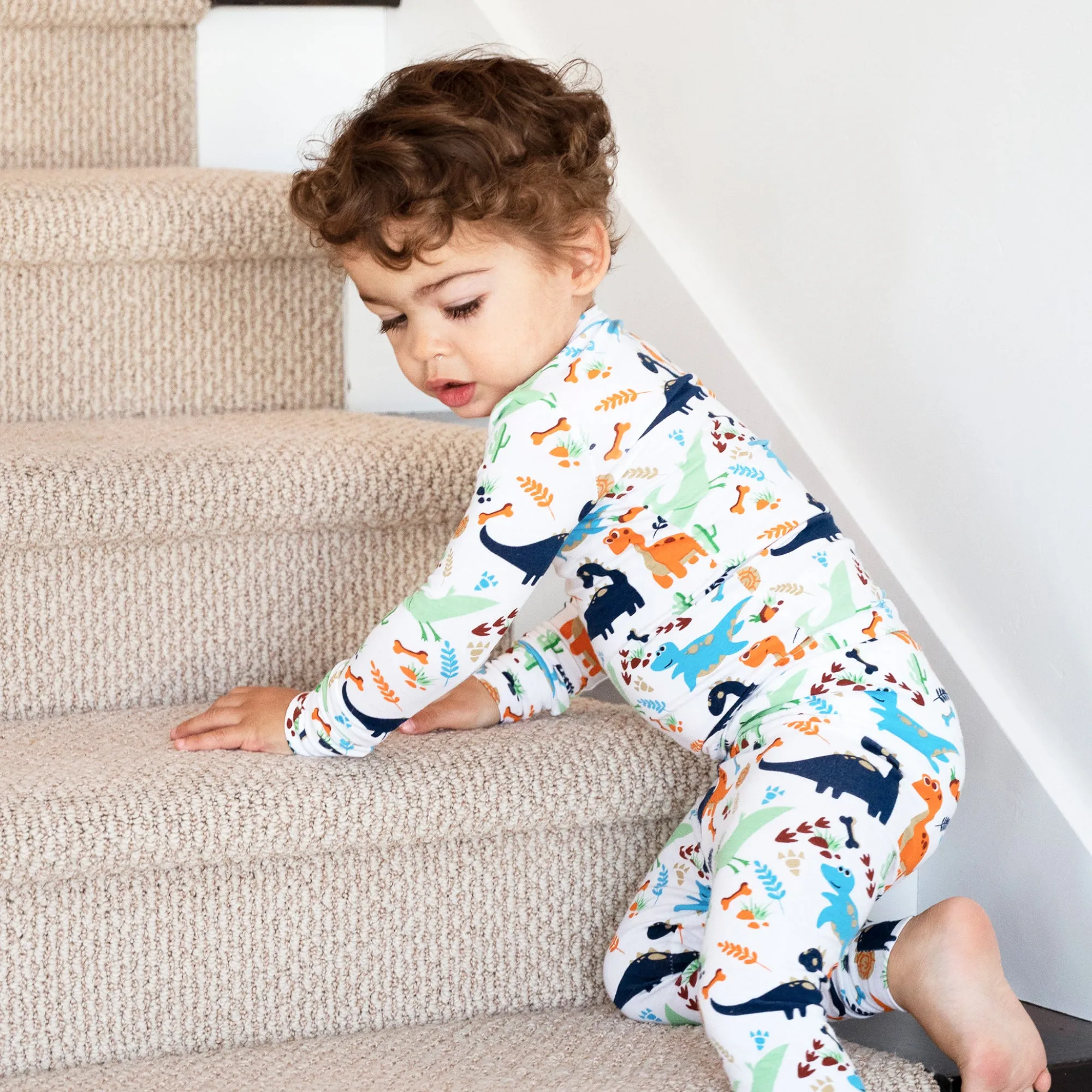 Boy Dino Two-Piece Pajama Set