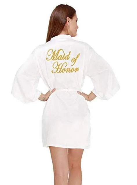 Bridesmaid Robes Sleepwear Robe Wedding Bride Pyjama Female Nightwear Bathrobe Nightdress Nightgown