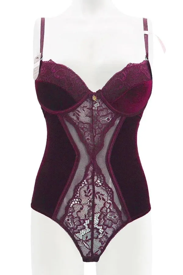 Bustier Velvet Teddy