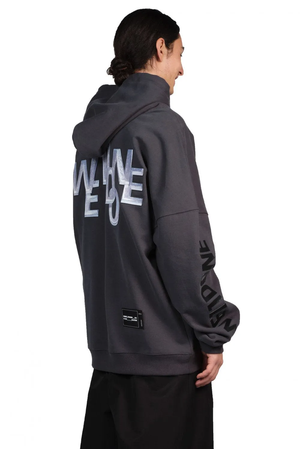 Charcoal Metal Logo Hoodie