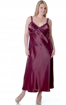 Charmeuse gown - 6X Bordeaux