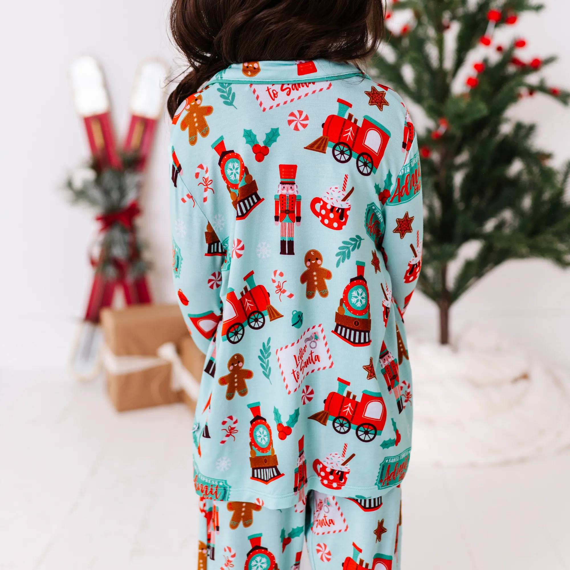 Christmas Express Button-Down Kids Set