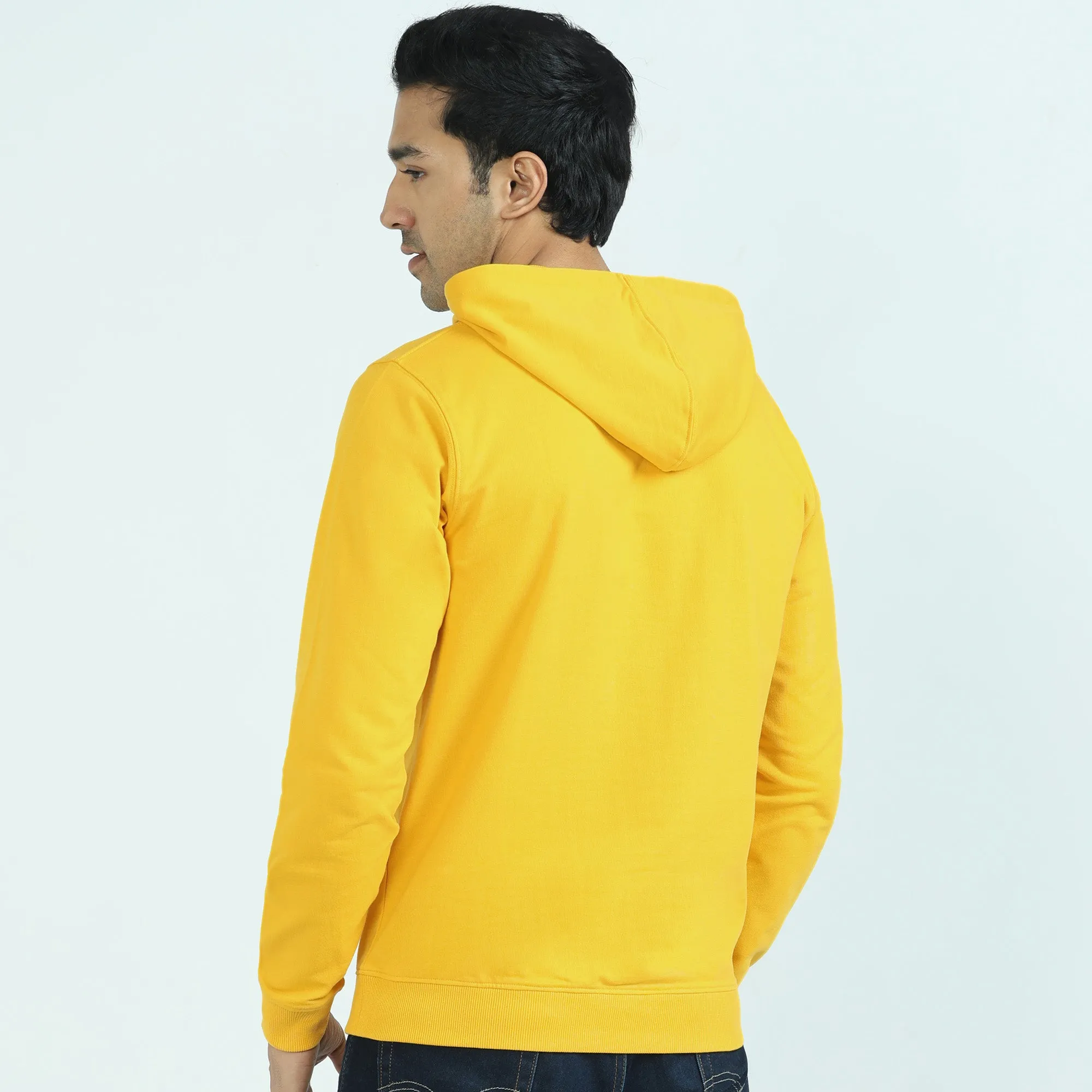 Cruze French Terry Cotton Hoodies Vivid Yellow