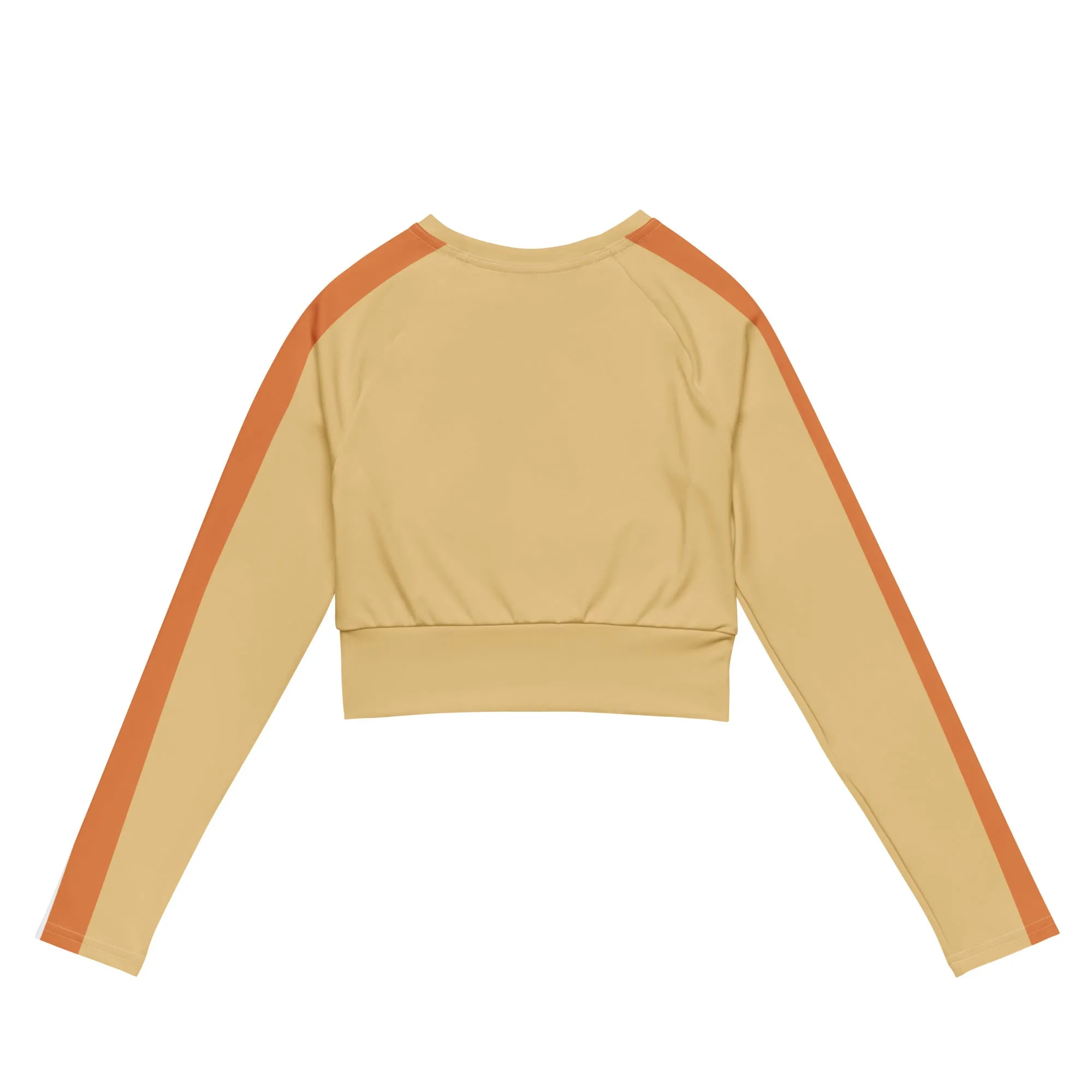 DTI Cantaloupe Recycled long-sleeve crop top