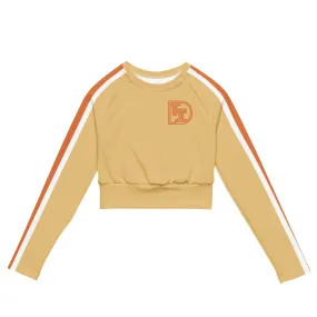 DTI Cantaloupe Recycled long-sleeve crop top