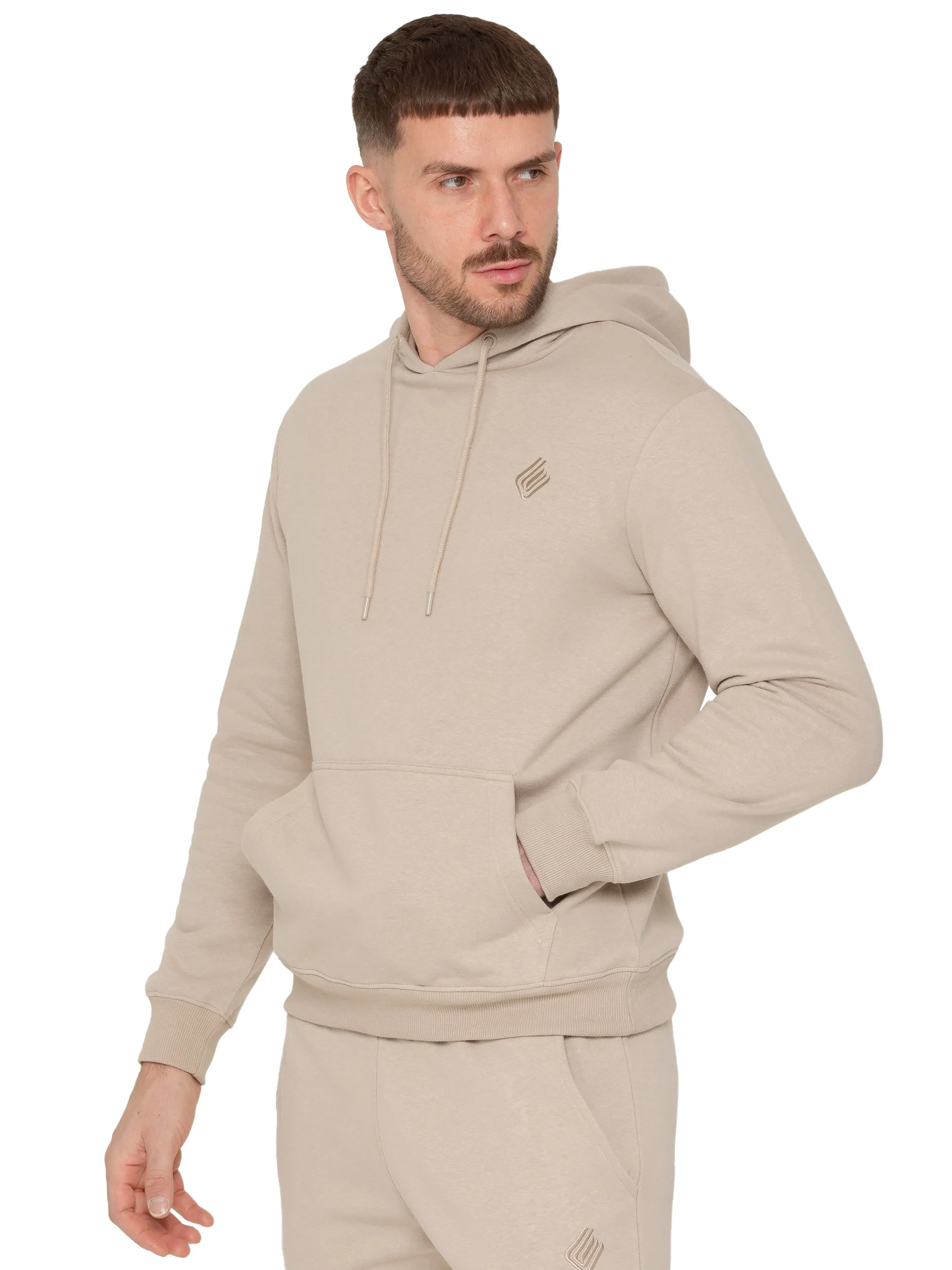 Enzo  Mens Pullover Hooded Jumper