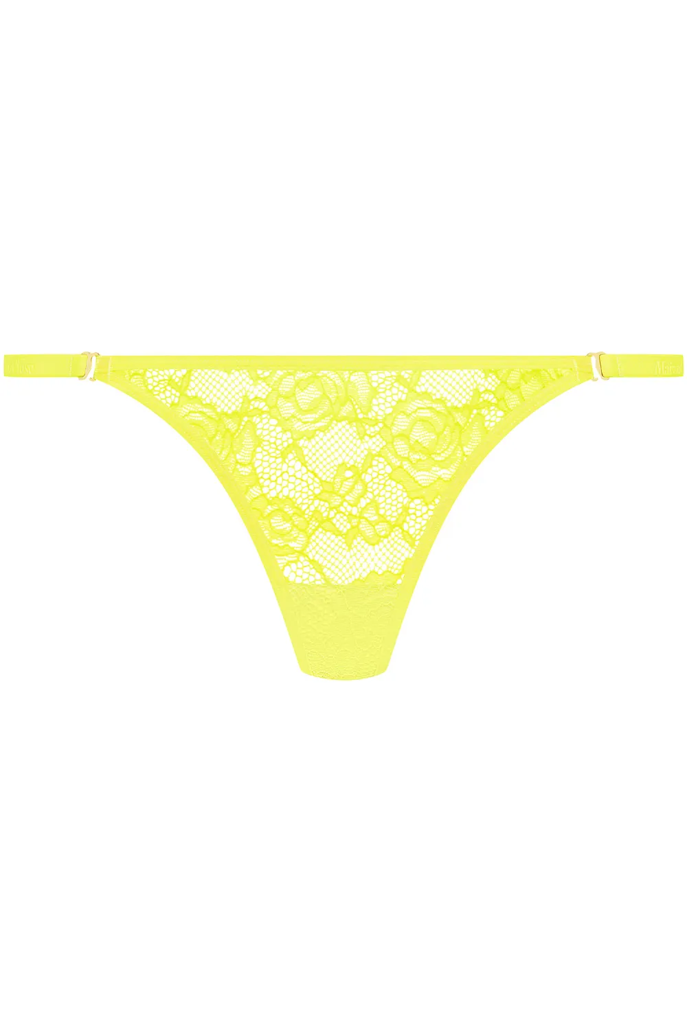 Flashback Lace Mini Thong Yellow