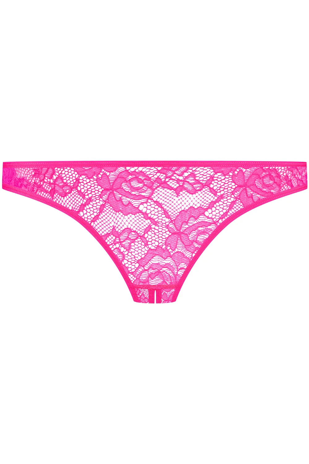 Flashback Lace Open Mini Brief Pink