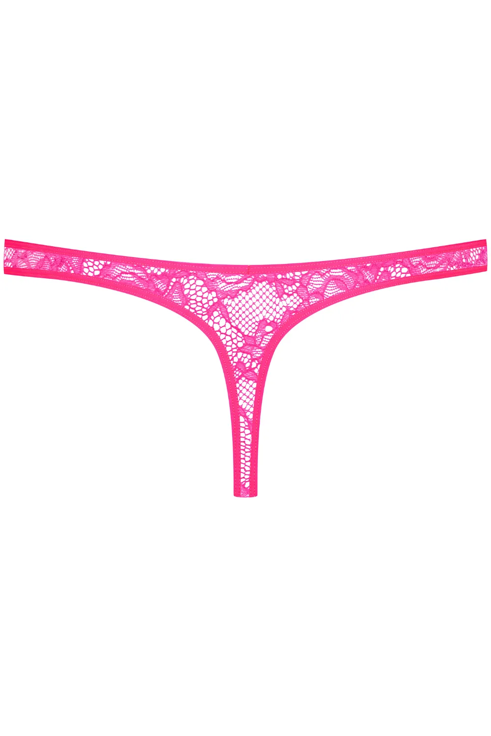 Flashback Lace Tanga Thong Pink