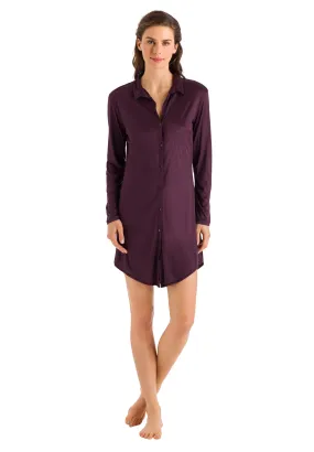 Grand Central TENCEL™ and Silk Sleep Shirt| Prune Purple 77420-1491