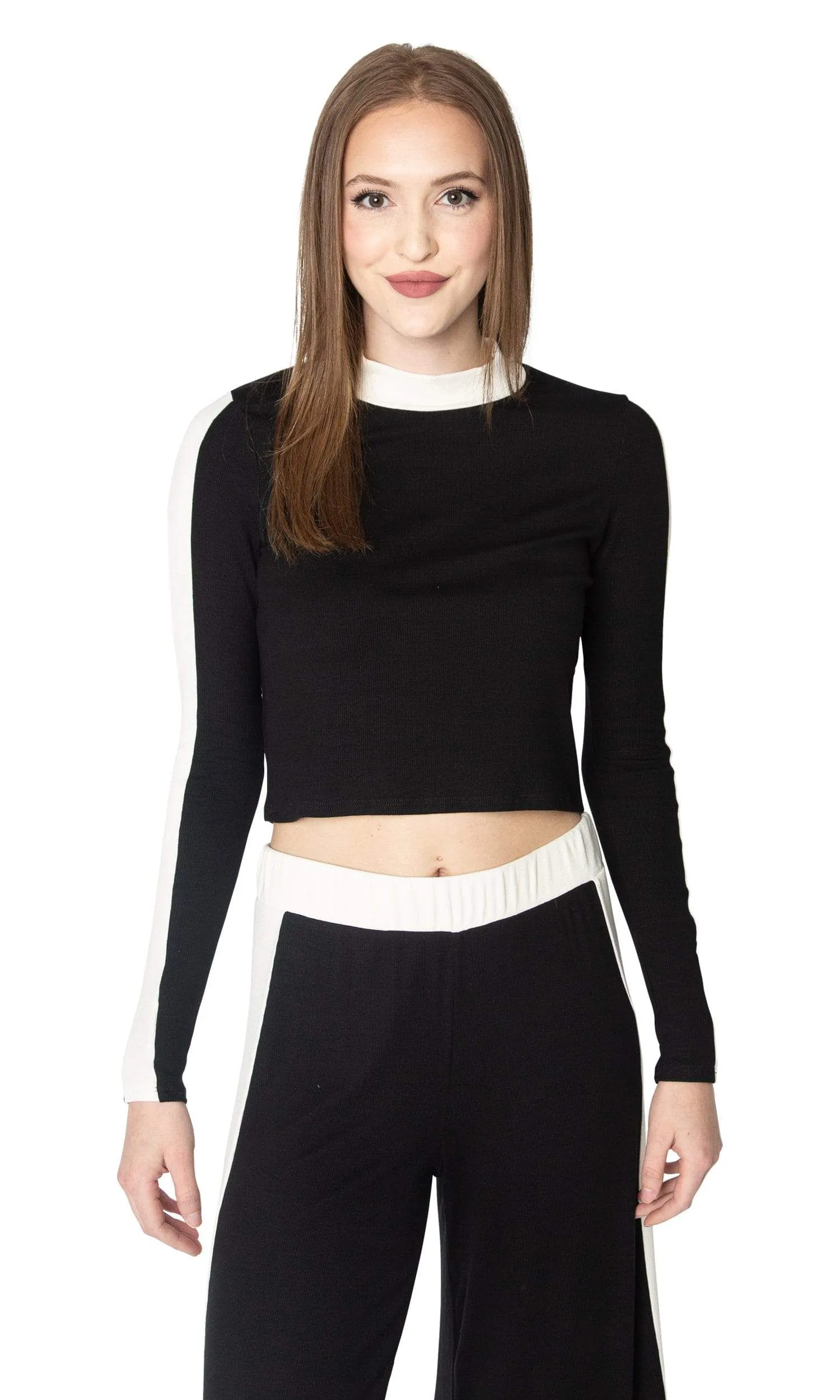 LAmade Vic Crop Top with Stripe