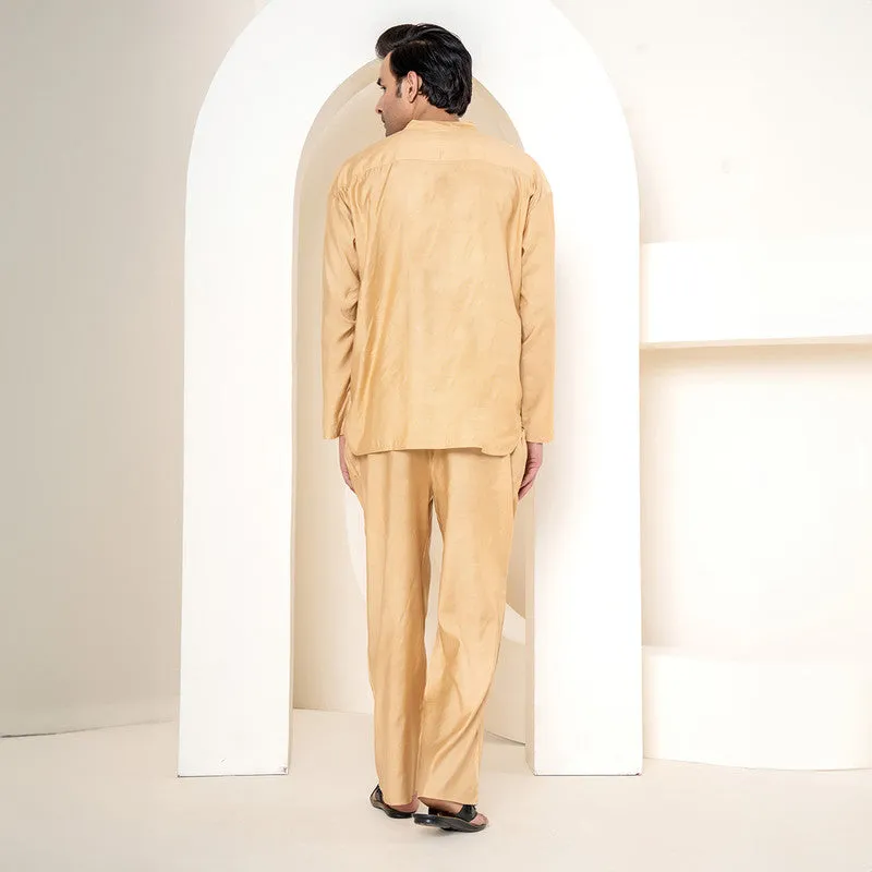 Men's Loungewear Set | Golden Brown | Azo-Free Dyed