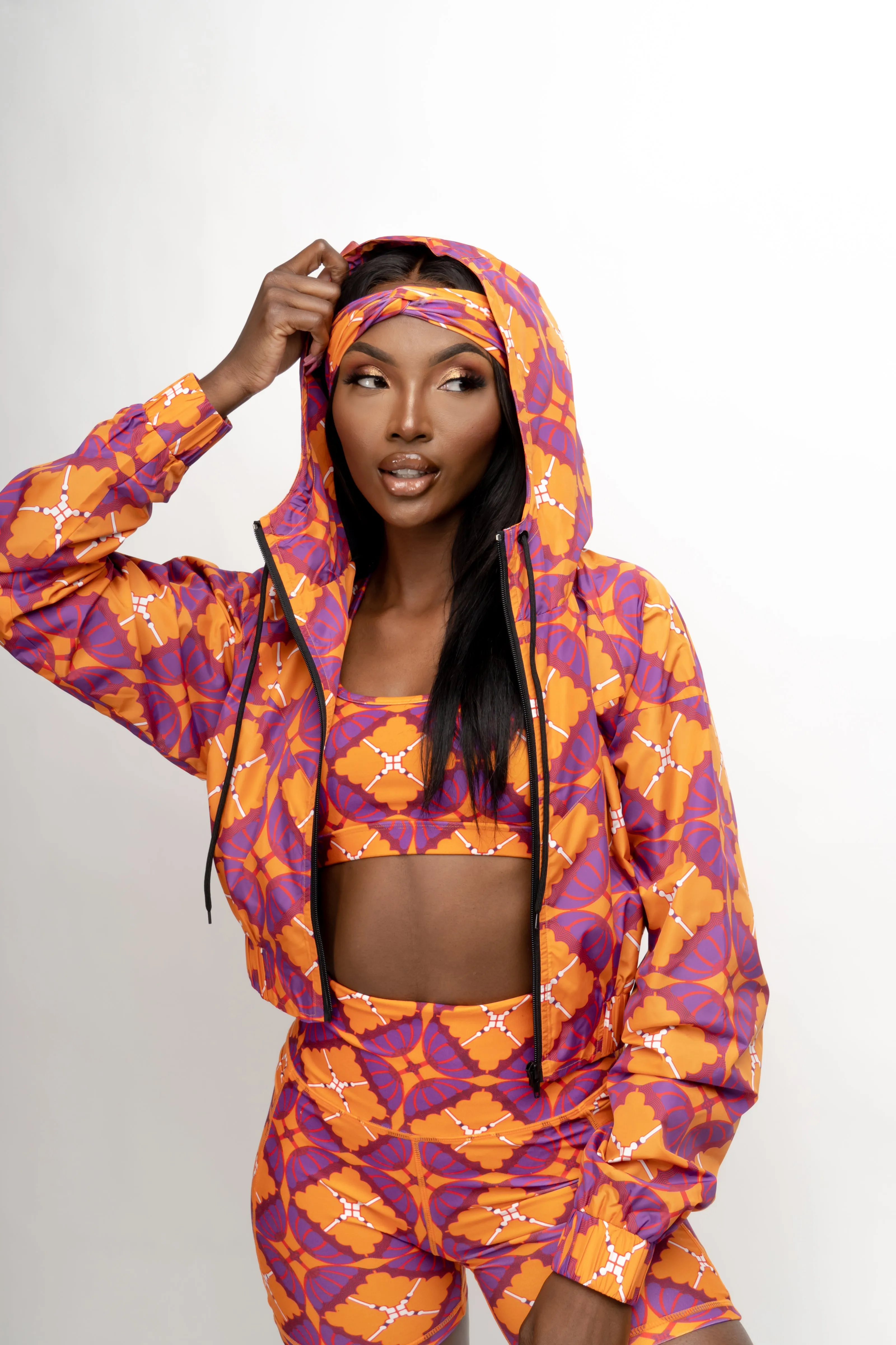 NADIA CROP WINDBREAKER JACKET