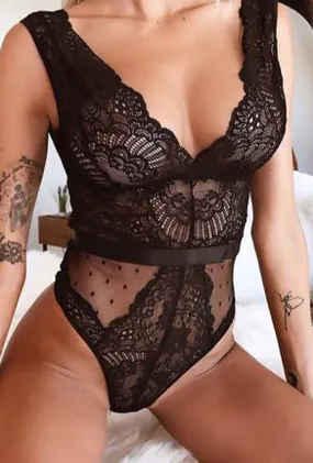 NERRA - 1 PIECE LACE LINGERIE