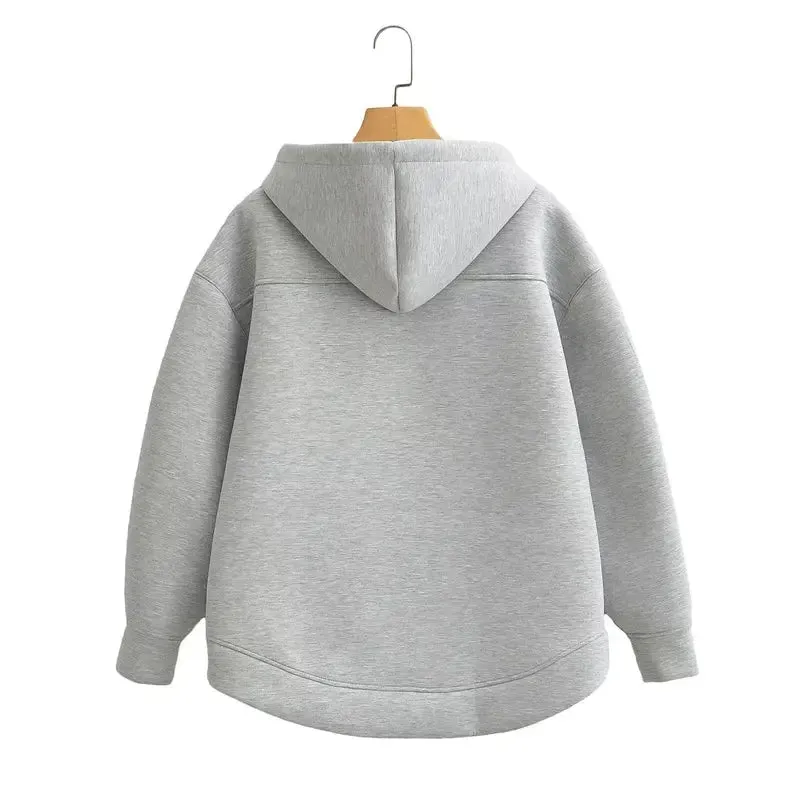 Nordic Comfort Hoodie - Oversized Winter Zip-Up