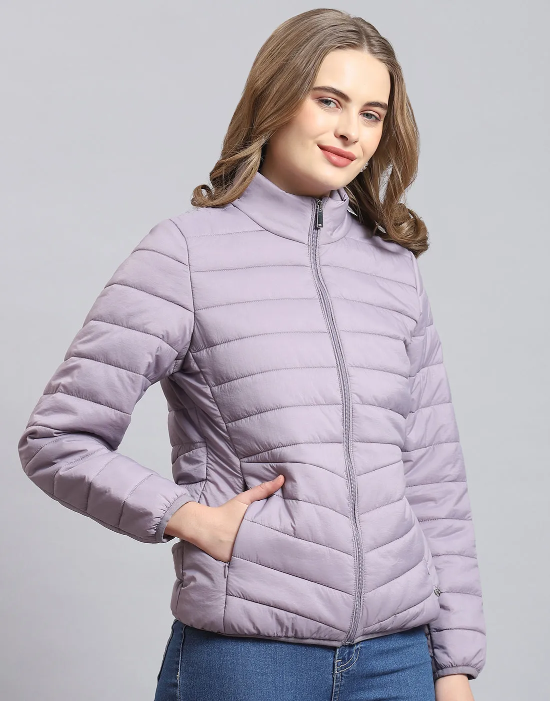 Pack it, style it, slay it, Women Purple Packable Full Sleeve Jacket