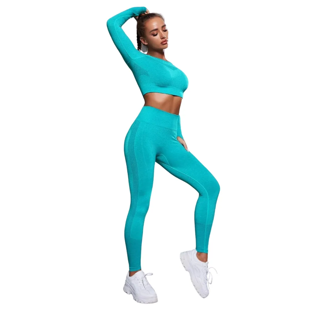 Paisley Seamless Contour Workout Set