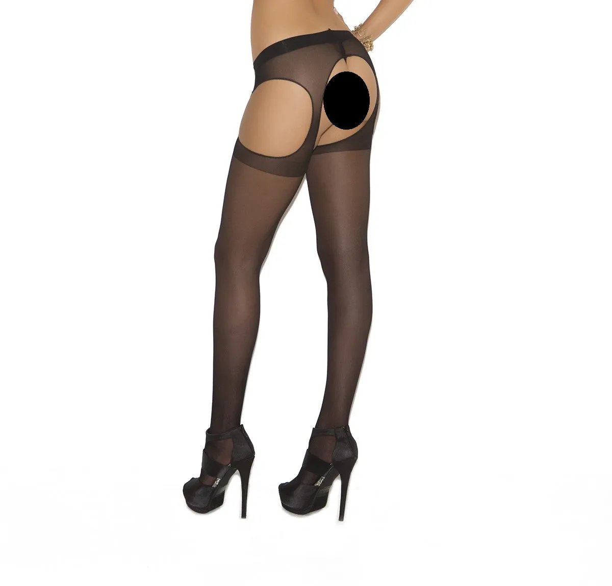 Queen Sheer Suspender Pantyhose