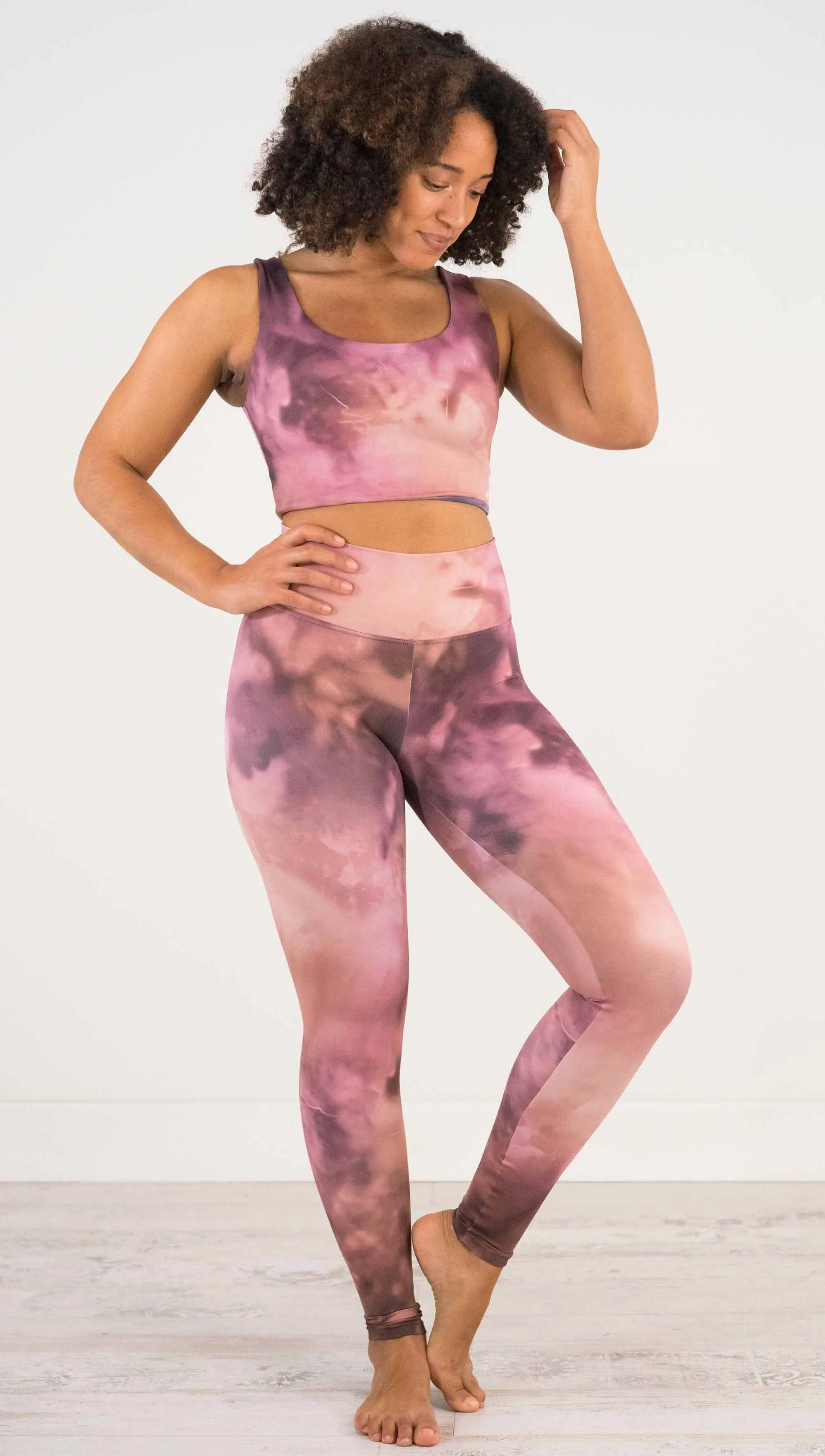 Rose Quartz - Athleisure Leggings - CUSTOM ORDER