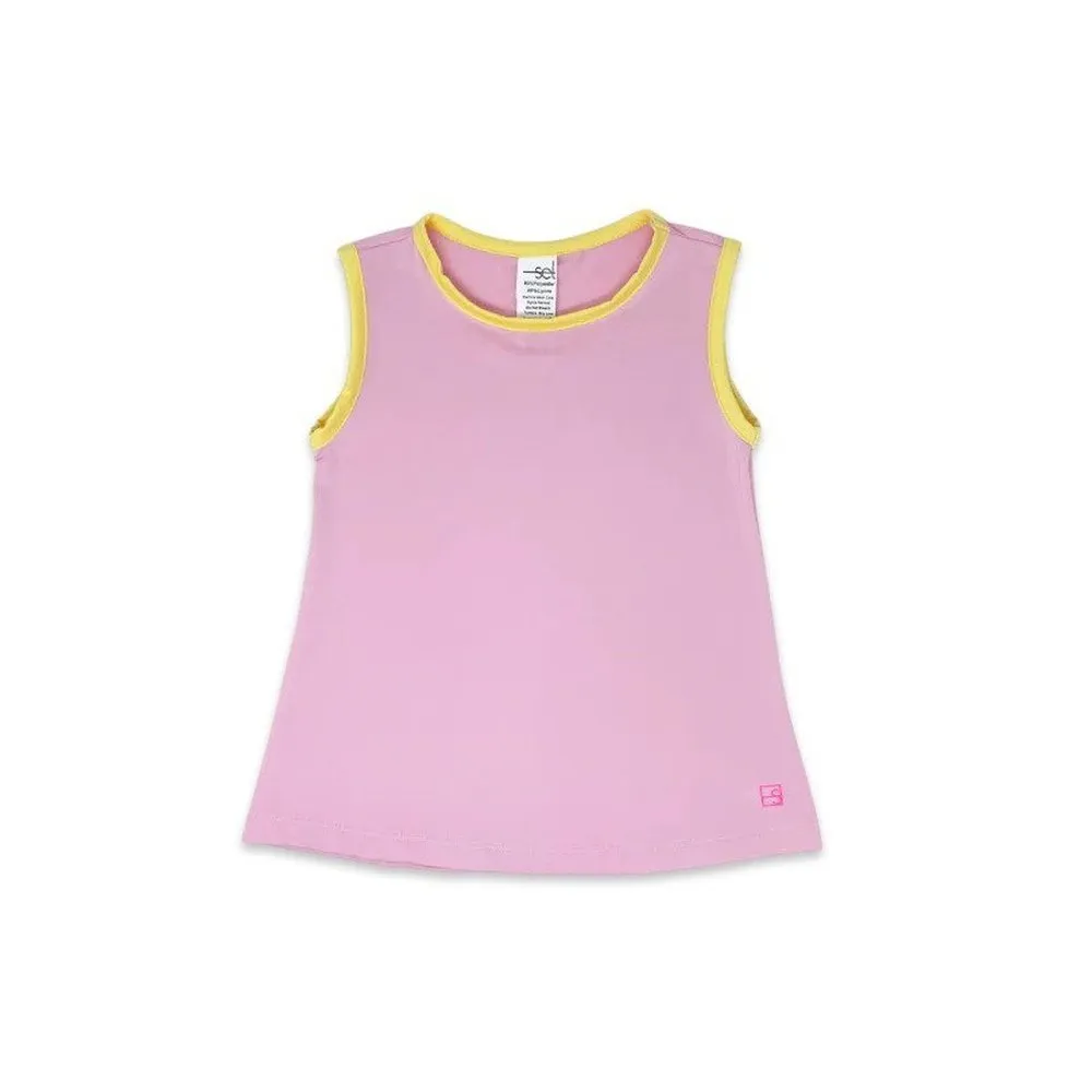 SET Athleisure Tori Tank Light Pink Yellow