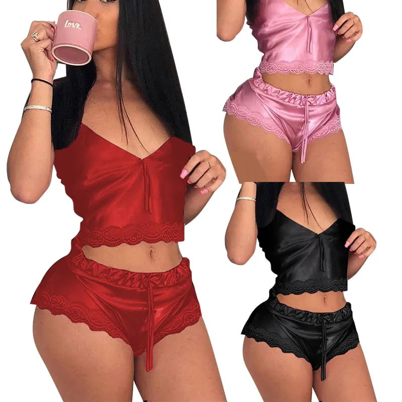 Sleepwear Two Piece Lingerie Set