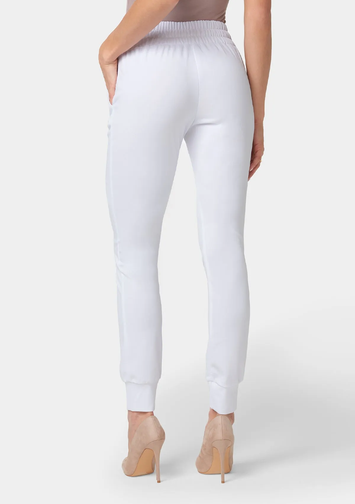 Tall Tianna Tie Waist Crepe Joggers