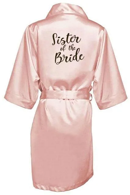 Wedding Nightgowns - Letter Print Robe