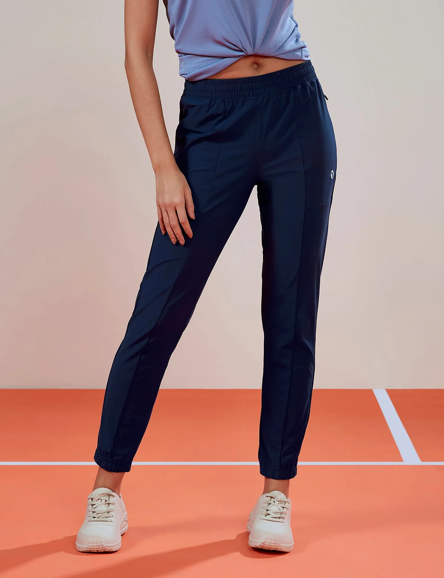 Women Solid Relax Fit Joggers with DURACOOL