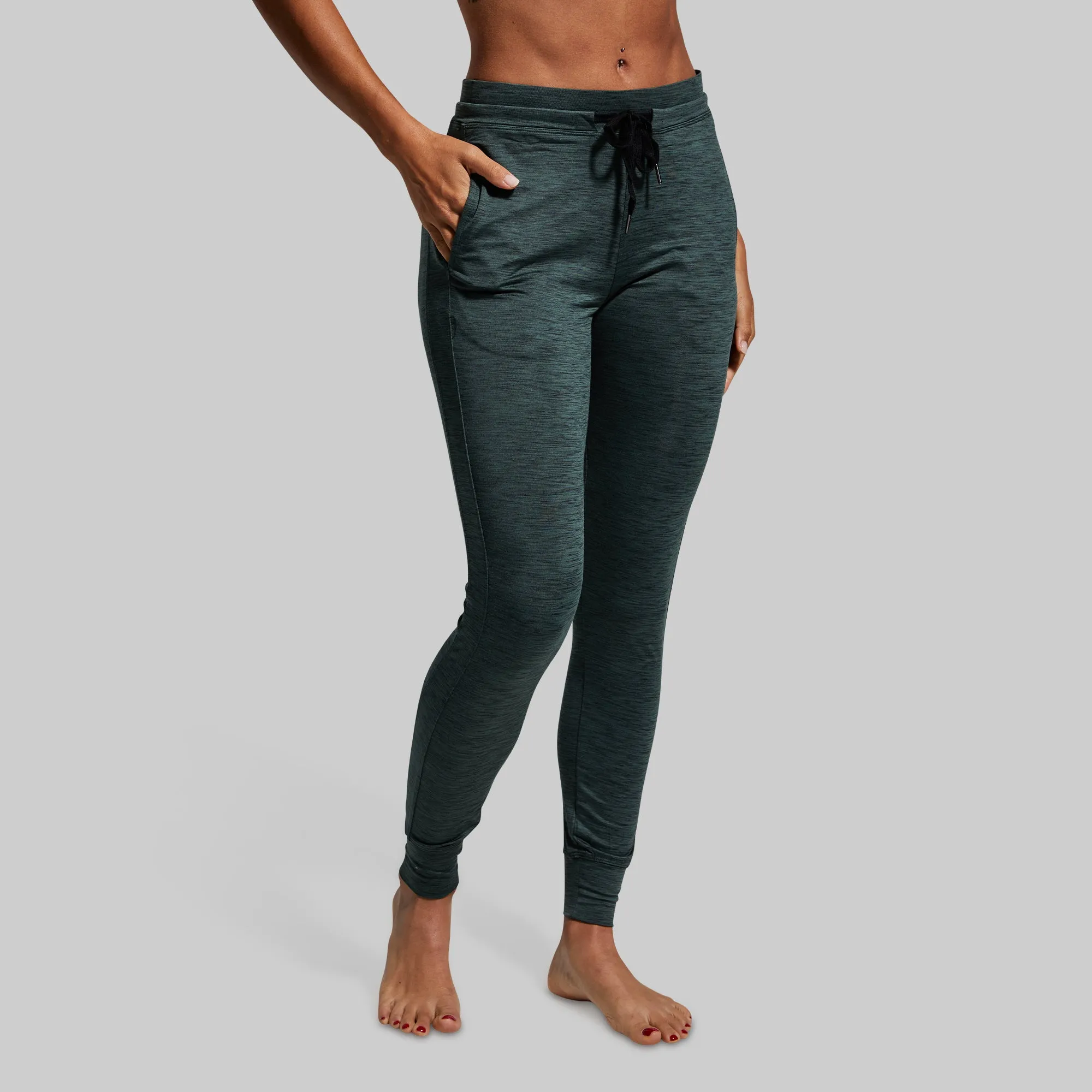 Women's Rest Day Athleisure Jogger (Evergreen)