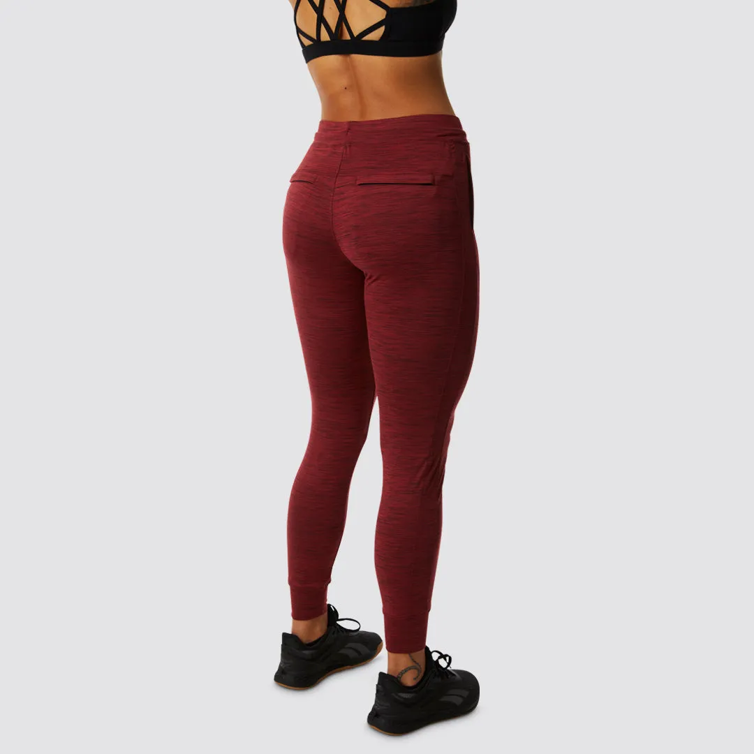 Women's Rest Day Athleisure Jogger (Maroon)