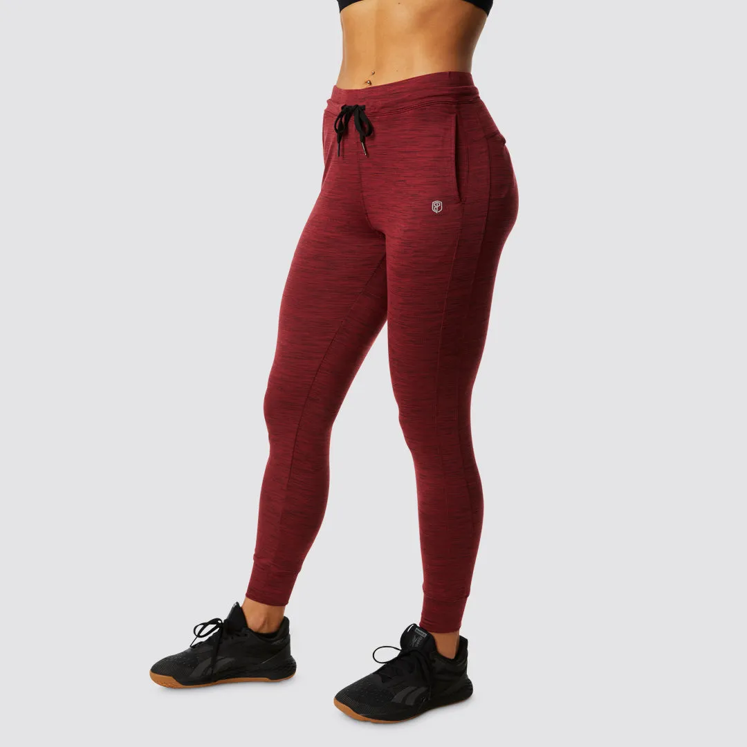 Women's Rest Day Athleisure Jogger (Maroon)